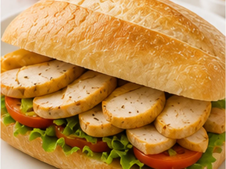 Sandwich me gjoks pule