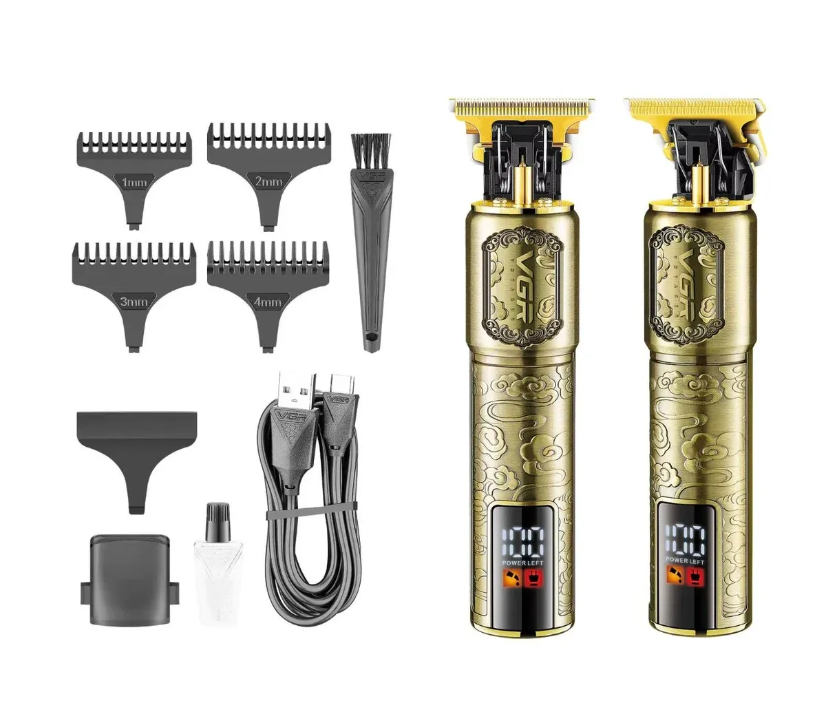 VGR V-073 Professional Zero T-Blade Hair Trimmer for Men – Rechargeable, Cordless & Versatile Cutting Lengths